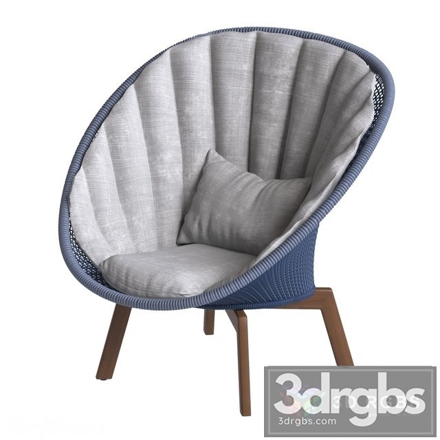 Peacock Lounge Chair 3dsmax Download - thumbnail 1