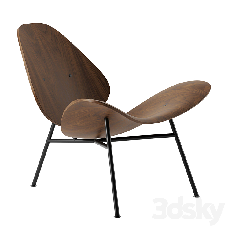 Pedersen chair by Bernhardt Design 3DS Max Model - thumbnail 1