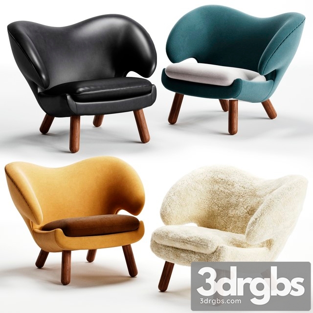 PELICAN CHAIR Finn Juhl 3dsmax Download - thumbnail 1