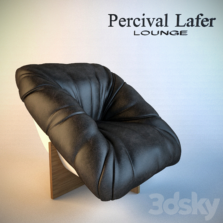 Percival Lafer lounge armchair 3DS Max Model - thumbnail 1