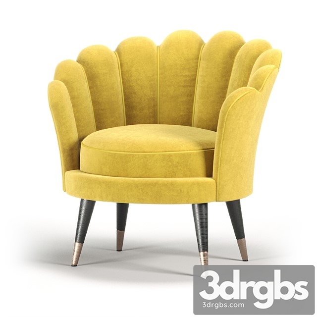 Petal armchair 3dsmax Download - thumbnail 1