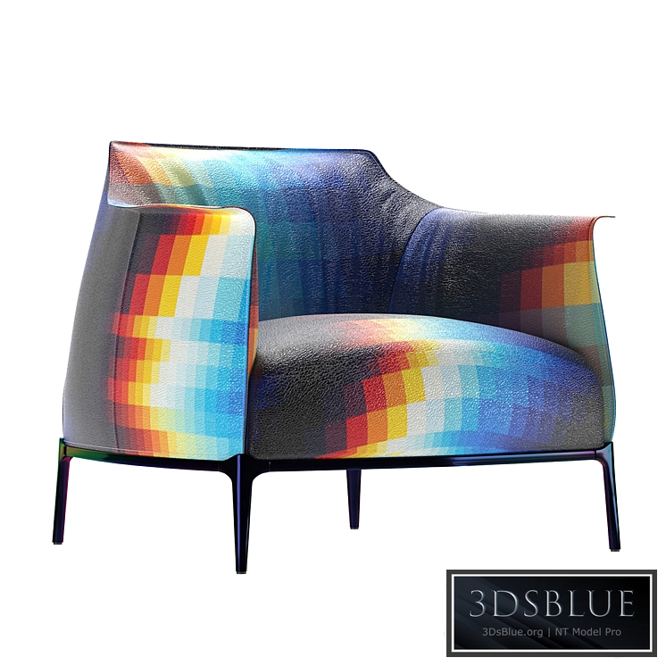 PF Archibald Armchair – Poltrona Frau 3DS Max - thumbnail 3