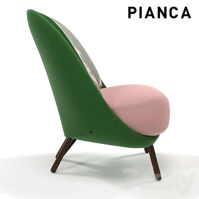 Pianca_Calatea 3DS Max Model - thumbnail 2