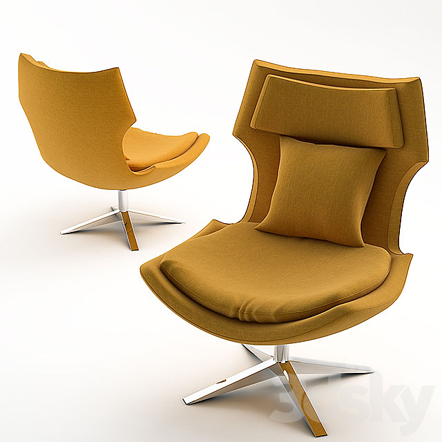 Pibe Lounge Chair 3DSMax File - thumbnail 2