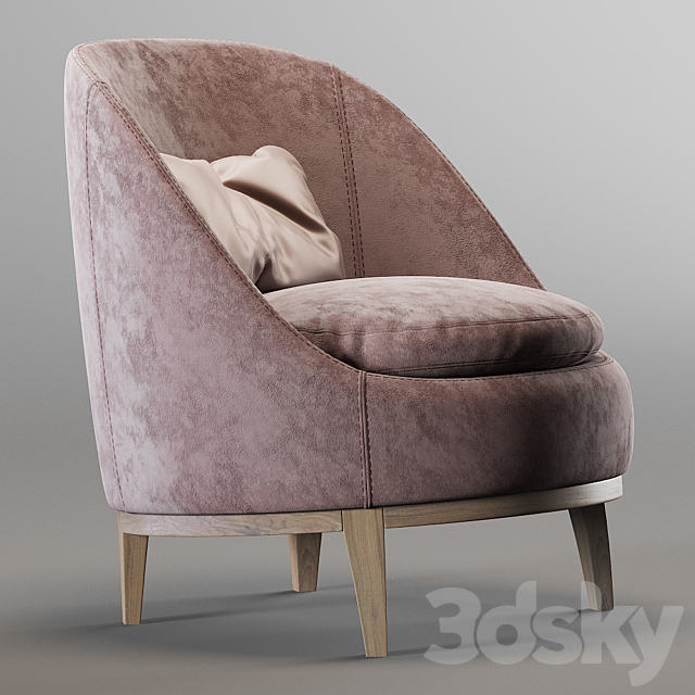 Piet Boon BELLE | Armchair 3DSMax File - thumbnail 1