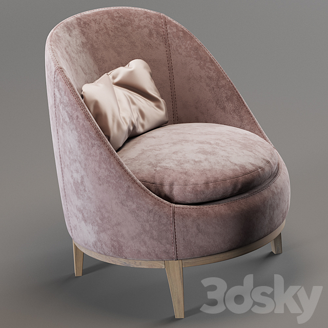 Piet Boon BELLE | Armchair 3DSMax File - thumbnail 2