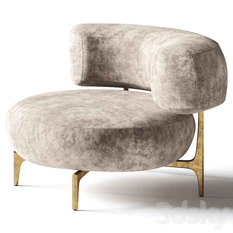 Piet Boon Ella Living Armchair 3DS Max - thumbnail 1