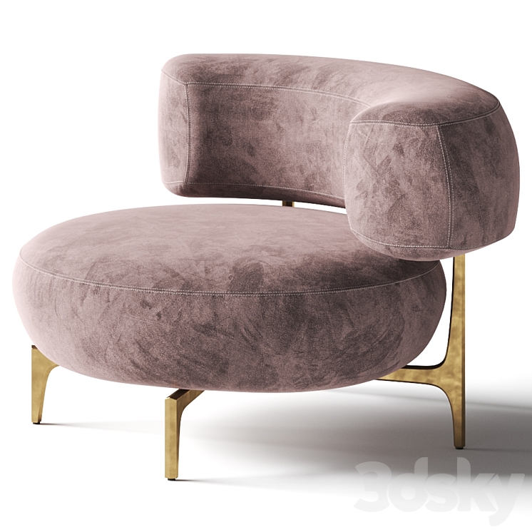 Piet Boon Ella Living Armchair 3DS Max - thumbnail 2