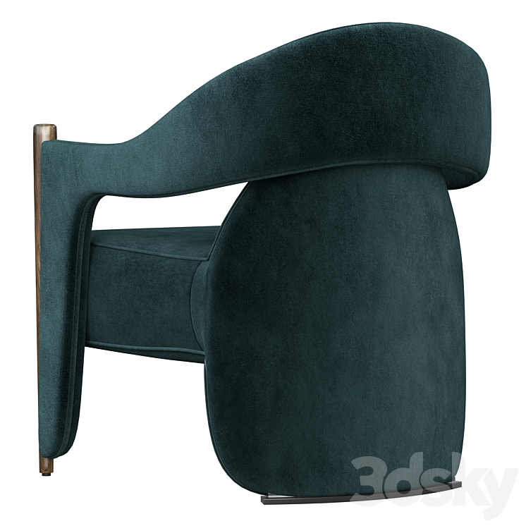 Pin by Ye ze on furniture Armchair 3DS Max Model - thumbnail 2