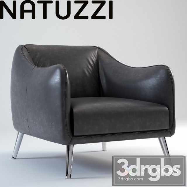 Platea Armchair 3dsmax Download - thumbnail 1