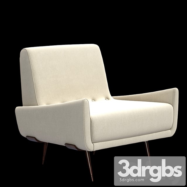 Po 801 Armchair 3dsmax Download - thumbnail 1