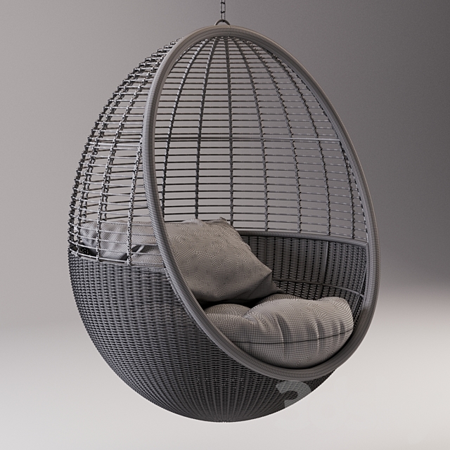 Pod Hanging Chair 3DSMax File - thumbnail 2