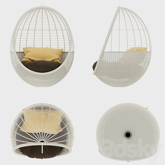 Pod Hanging Chair 3DSMax File - thumbnail 3