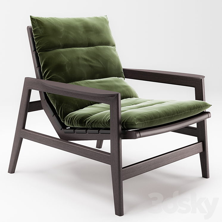 Poliform Ipanema armchair 3DS Max - thumbnail 1