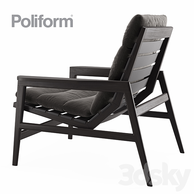 Poliform Ipanema armchair 3DSMax File - thumbnail 3