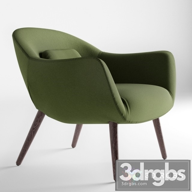 Poliform Mad Armchair 3dsmax Download - thumbnail 1