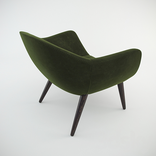 Poliform Mad Chair 3DS Max Model - thumbnail 3