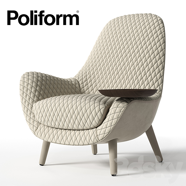 Poliform MAD KING 3DSMax File - thumbnail 1