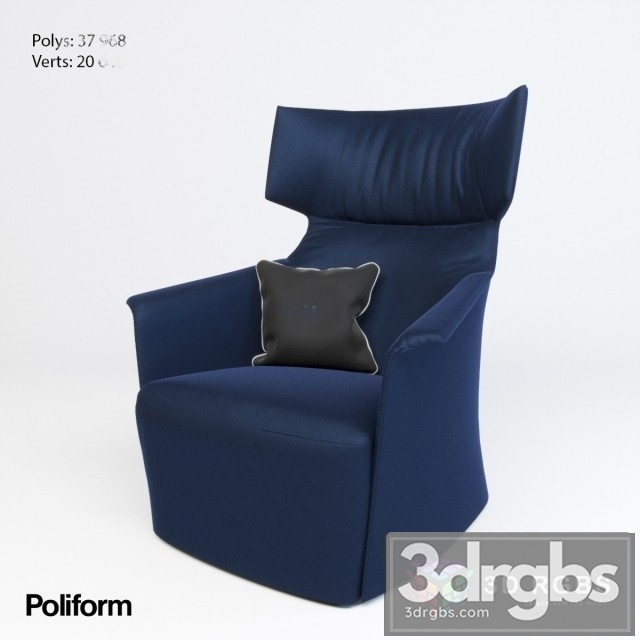 Poliform Santa Monica Home 3dsmax Download - thumbnail 1