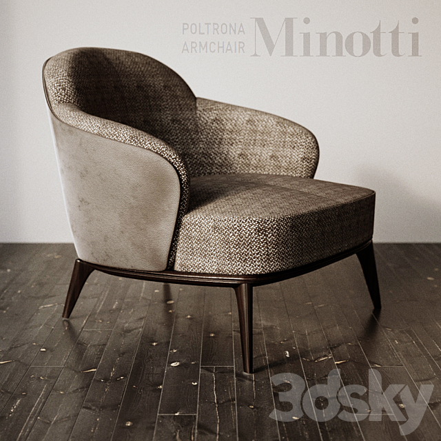 Poltrona armchair 3DSMax File - thumbnail 1