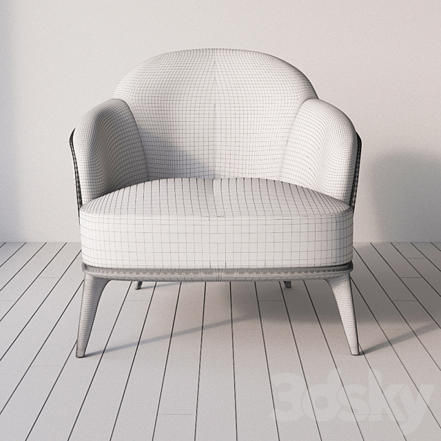 Poltrona armchair 3DSMax File - thumbnail 2