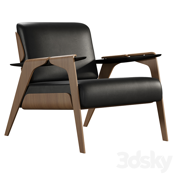 Poltrona Fly Armchair 3DS Max Model - thumbnail 1