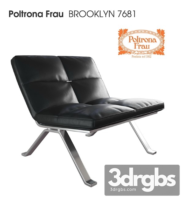 Poltrona Frau Brooklyn 7681 1 3dsmax Download - thumbnail 1