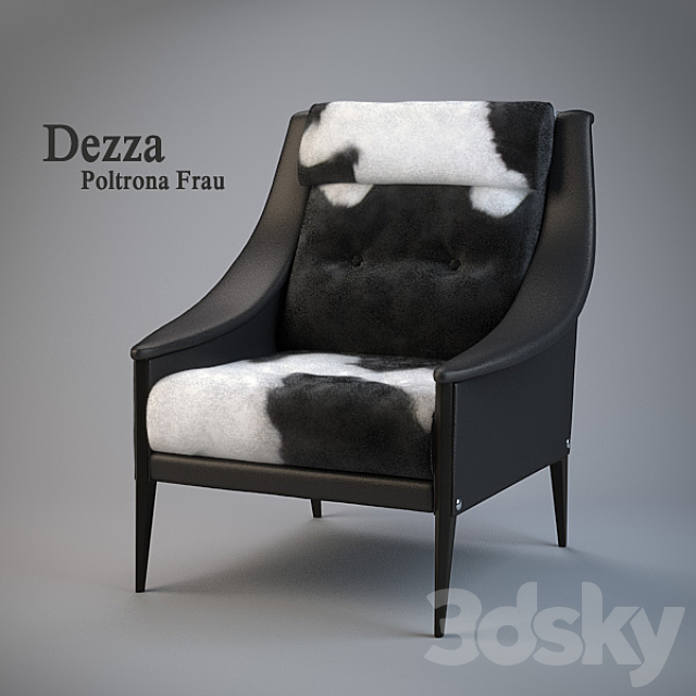 Poltrona Frau Dezza 3DSMax File - thumbnail 1