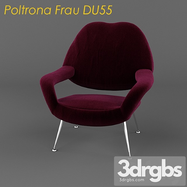 Poltrona Frau Du55 3dsmax Download - thumbnail 1