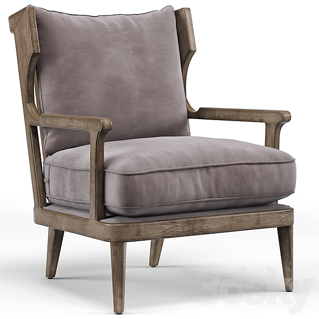 Ponce Arm Chair 3ds Max - thumbnail 1