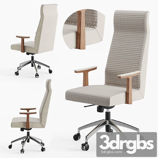 Porada elis armchair 3dsmax Download - thumbnail 1