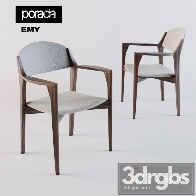 Porada Emy Chair 3dsmax Download - thumbnail 1