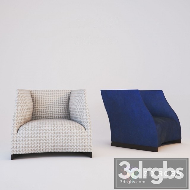 Porada Vivienne Armchair 3dsmax Download - thumbnail 1