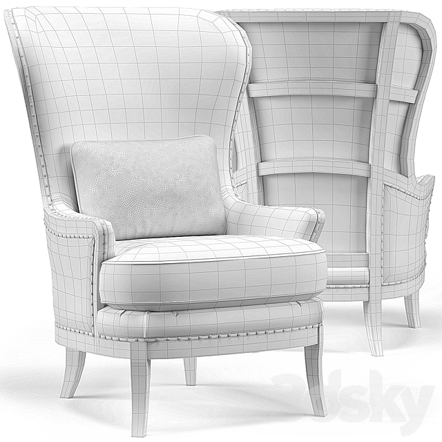 Portsmouth Chair 3DSMax File - thumbnail 3