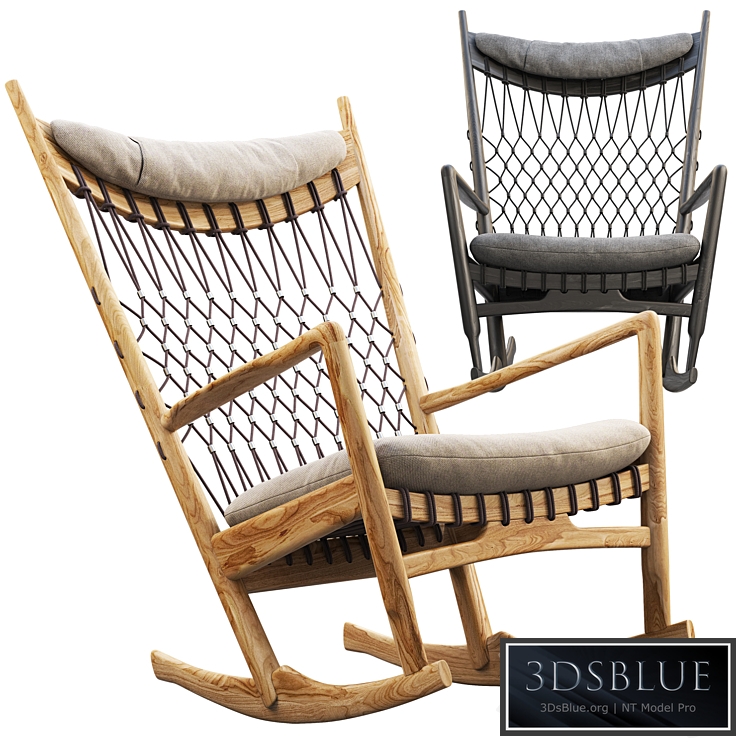 PP124 Rocking Chair 3DS Max - thumbnail 3