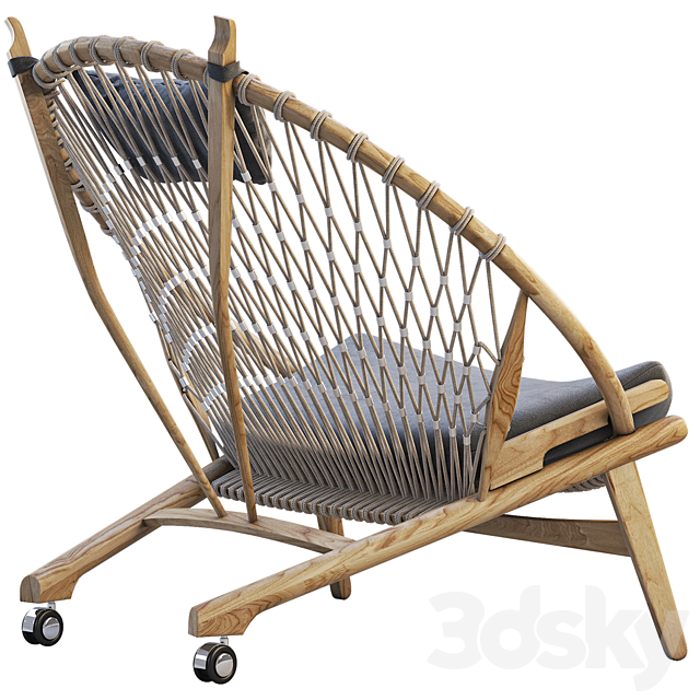 PP130 Circle Chair 3DS Max Model - thumbnail 2