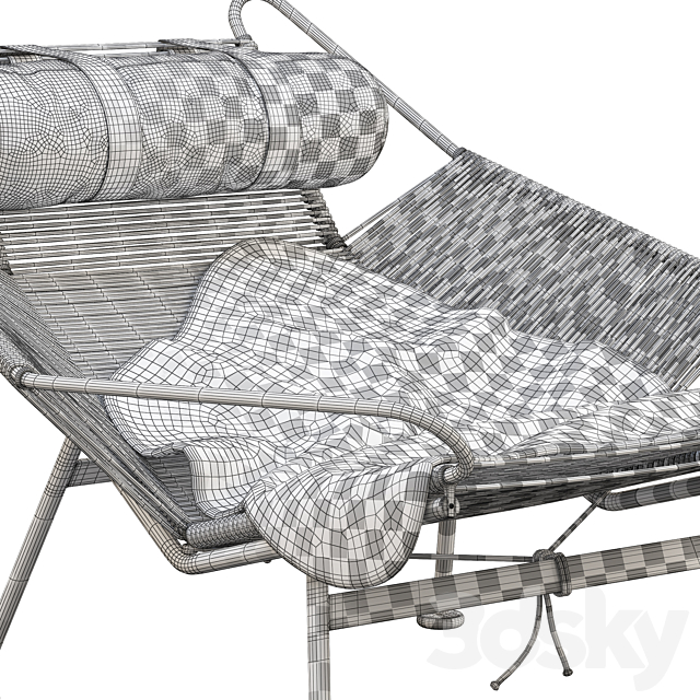 PP225 Flag Halyard chair 3DSMax File - thumbnail 5