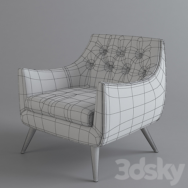 PRECEDENT Furniture Marley Chair 3DSMax File - thumbnail 2