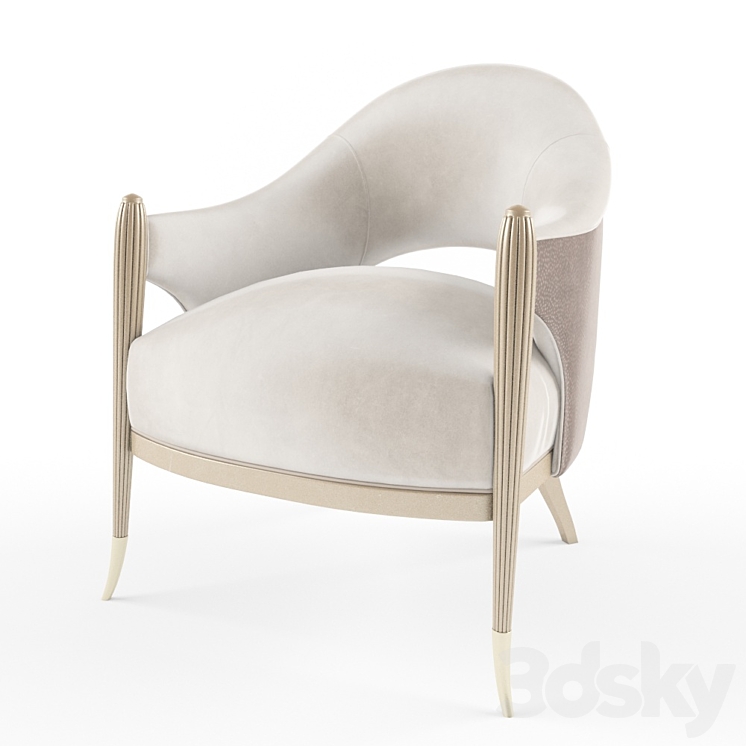 Pretty Little Thing Chair 3DS Max - thumbnail 1