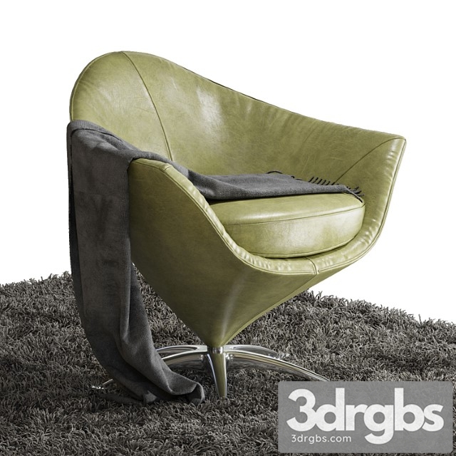 Prianera tulipano armchair 3dsmax Download - thumbnail 1