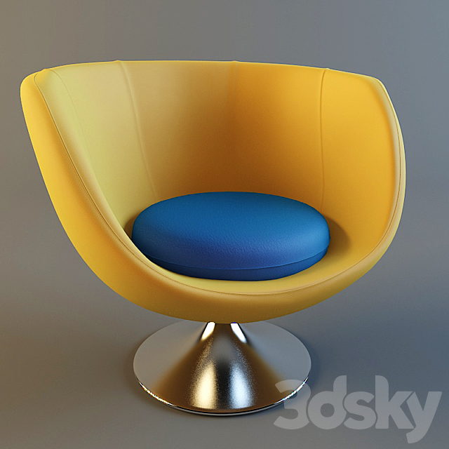 PROFI IL Loft Armchair NYCOL 3ds Max - thumbnail 1