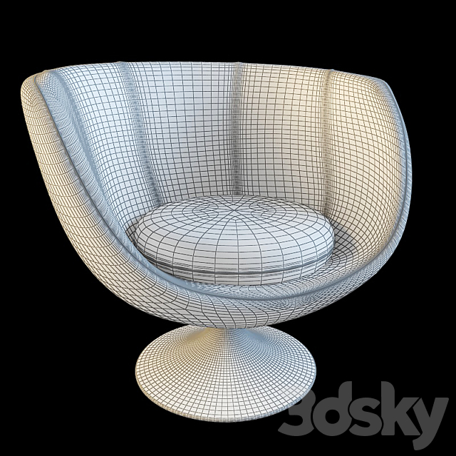 PROFI IL Loft Armchair NYCOL 3ds Max - thumbnail 2