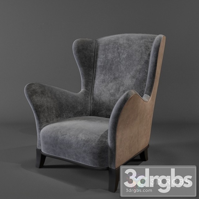 Promemoria Bluette Armchair 3dsmax Download - thumbnail 1