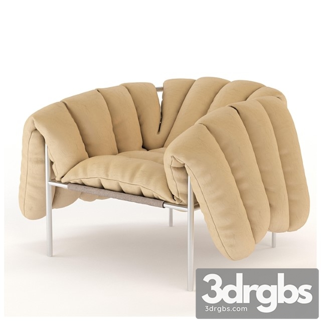 Puffy Lounge Chair 3dsmax Download - thumbnail 1