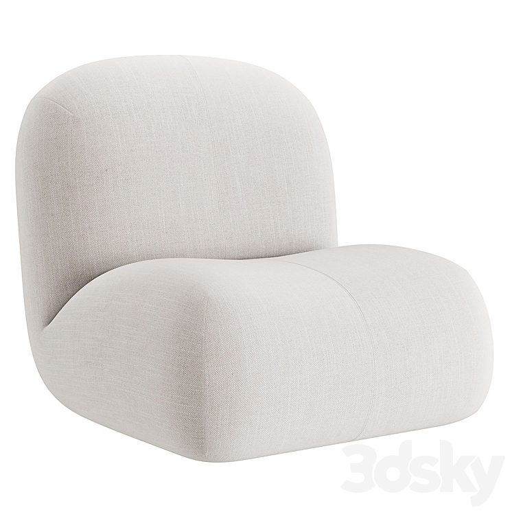 Pukka Lounge Chair 3DS Max Model - thumbnail 1