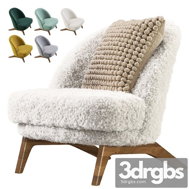 Pyle armchair 3dsmax Download - thumbnail 1