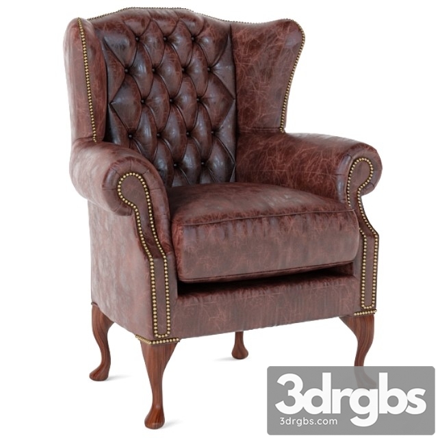 Queen chair 3dsmax Download - thumbnail 1