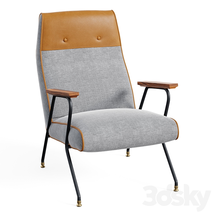 Quentin Chair 3DS Max Model - thumbnail 1