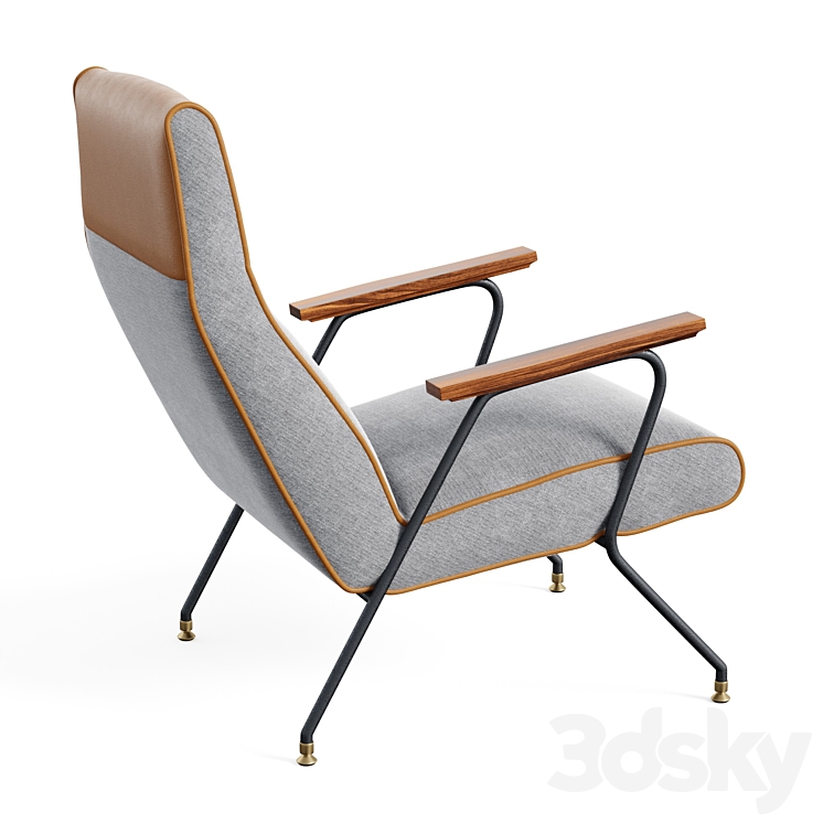 Quentin Chair 3DS Max Model - thumbnail 2