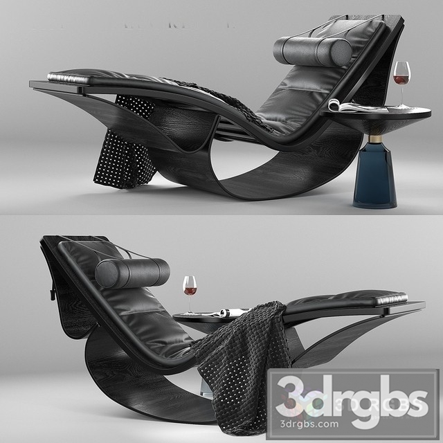 R1000 Sculptural Chaise Longue 3dsmax Download - thumbnail 1